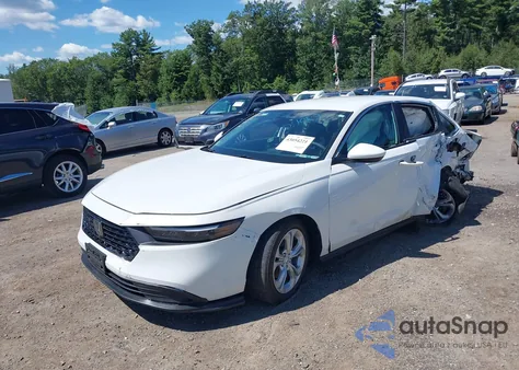 2025 Honda Accord Lx z USA, uszkodzony, nr VIN 1HGCY1F29SA009699